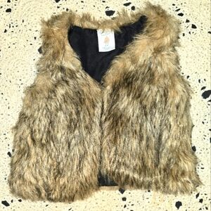 Starting Out, Baby Faux Fur Vest, 6M